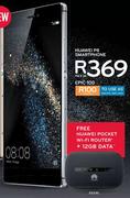 Huawei P8 Smartphone+ Free Pocket Wi-Fi Router+ 12GB Data-On Epic 100