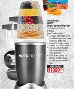 Nutri Bullet 600W High Speed Blender 