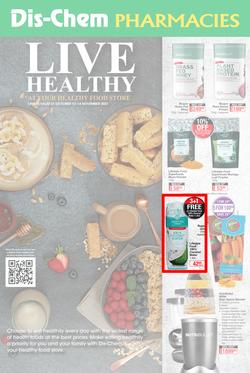 Dis-Chem : Live Healthy (21 October - 14 November 2021), page 1