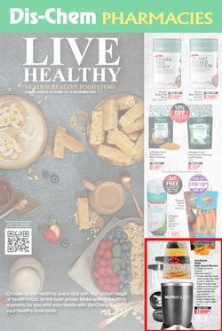 Dis-Chem : Live Healthy (21 October - 14 November 2021), page 1