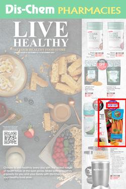Dis-Chem : Live Healthy (21 October - 14 November 2021), page 1