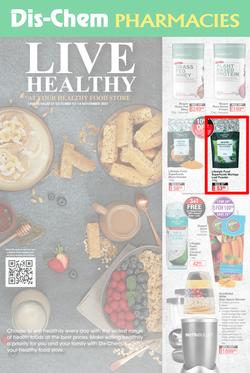 Dis-Chem : Live Healthy (21 October - 14 November 2021), page 1
