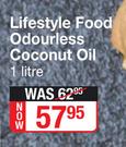 Lifestyle Food Odourless Coconut Oil-1L