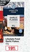 Lifestyle Food Garlic Flakes-50g Each