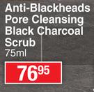 Nivea Men Anti Black Heads Pore Cleasing Black Charcoal Scrub-75ml