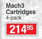 Gillette Mach3 Cartridges (4 Pack) 
