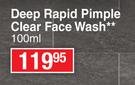 Nivea Men Deep Rapid Pimple Clear Face Wash-100ml