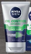 Nivea Men Oil Control Anti Shine Face Wash-100ml