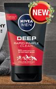 Nivea Men Deep Rapid Pimple Clear Face Wash-100ml