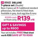 Westcott Deluxe 7 Piece Set (Double)