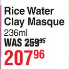 Mielle Rice Water Clay Masque-236ml