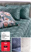 Classic Diamond Jacquard Duvet Cover 850000048
