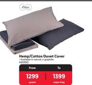 Classic Hemp/Cotton Duvet Cover 462992