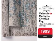 Home Living Valencia Or Marbella Chenille Rug 460619-Each