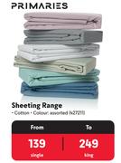 Primaries Sheeting Range 427211