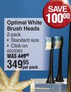 Philips Optimal White Brush Heads 2 Pack-Per Pack