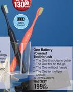 One Battery Powered Toothbrush-Each