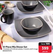 12 Piece Mia Dinner Set-Per Set