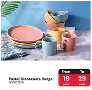 Pastel Dinnerware Range-Each