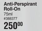Payot Anti Perspirant Roll On-75ml