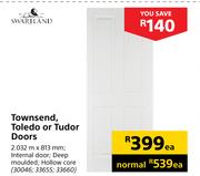Swartland Townsend Toledo Or Tudor Door 2.032m X 813mm