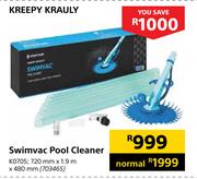 Kreepy Krauly Swimvac Pool Cleaner K0705-720mm X 1.9m X 480mm