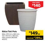 Nikie/Toti Pots-Each