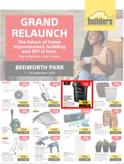 Builders : Grand Relaunch Bedworth Park (07 September - 10 September 2023), page 1