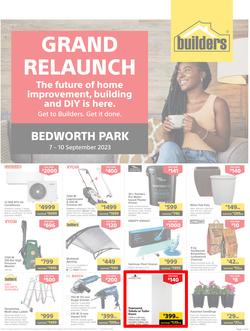 Builders : Grand Relaunch Bedworth Park (07 September - 10 September 2023), page 1