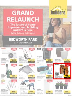 Builders : Grand Relaunch Bedworth Park (07 September - 10 September 2023), page 1