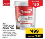 Plascon True Colour Acrylic PVA-20Ltr