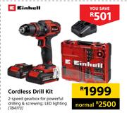 Einhell Cordless Drill Kit