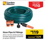 Garden Master Hose Pipe & Fittings