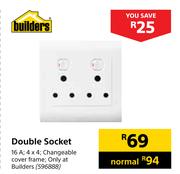 Builders Double Socket