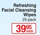 Nivea Refreshing Facial Cleansing Wipes 25 Pack-Each