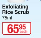 Nivea Exfoliating Rice Scrub-75ml Each