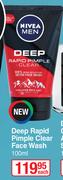 Nivea Men Deep Rapid Pimple Clear Face Wash-100ml