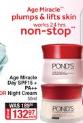 Pond's Age Miracle Day SPF15+ PA++ Or Night Cream 50ml Each