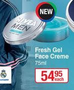 Nivea Men Fresh Gel Face Creme-75ml