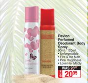 Revlon Perfumed Deodorant Body Spray-90ml/120ml