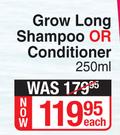 Marc Anthony Grow Long Shampoo Or Conditioner-250ml Each
