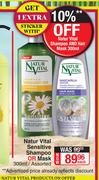 Natur Vital Sensitive Shampoo Or Mask Assorted-300ml Each