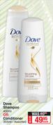 Dove Shampoo 400ml Or Conditioner 355ml Assorted-Each