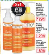 Nilotiqa Creamy Collection Moisture Recovery Leave In Conditioner Assorted-250ml Each