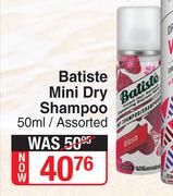 Batiste Mini Dry Shampoo Assorted-50ml