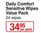 Gynaguard Daily Comfort Sensitive Wipes Value Pack-24 Per Pack