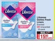 Libresse Dailies Fresh Liners-20 Per Pack