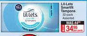 Lil-Lets Smartfit Tampons Assorted-32 Per Pack