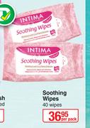 Intima Soothing Wipes-40 Wipes Per Pack