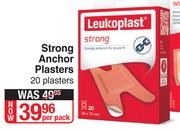 Leukoplast Strong Anchor Plasters-20 Per Pack